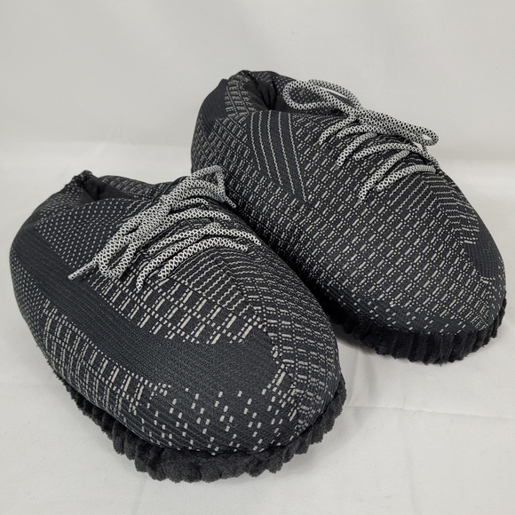 Source Unknown Other - Sneaker Slippers Black Grey Non Slip Sole Indoor House Slippers Sz EU 36-46